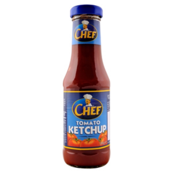 Picture of Chef Ketchup 340g Glass Bottle  x12